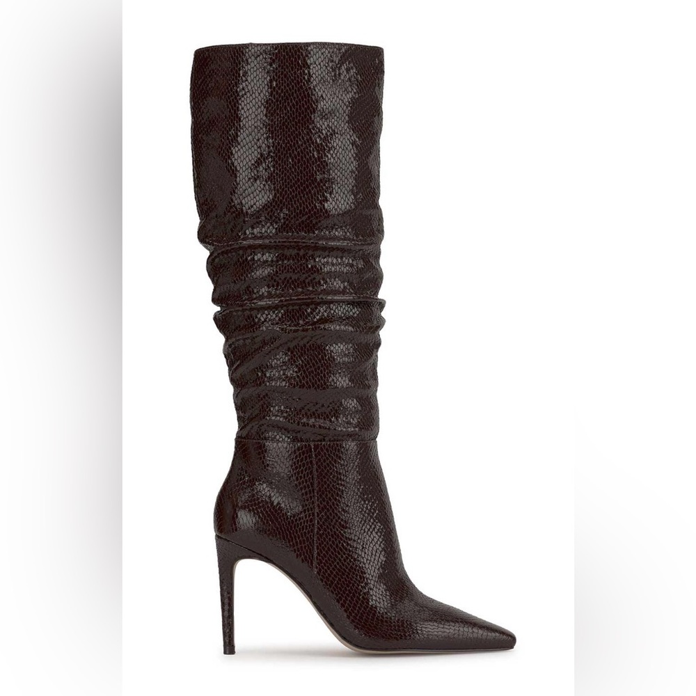 Ohena Slouch Knee Boot in the Dark Truffle